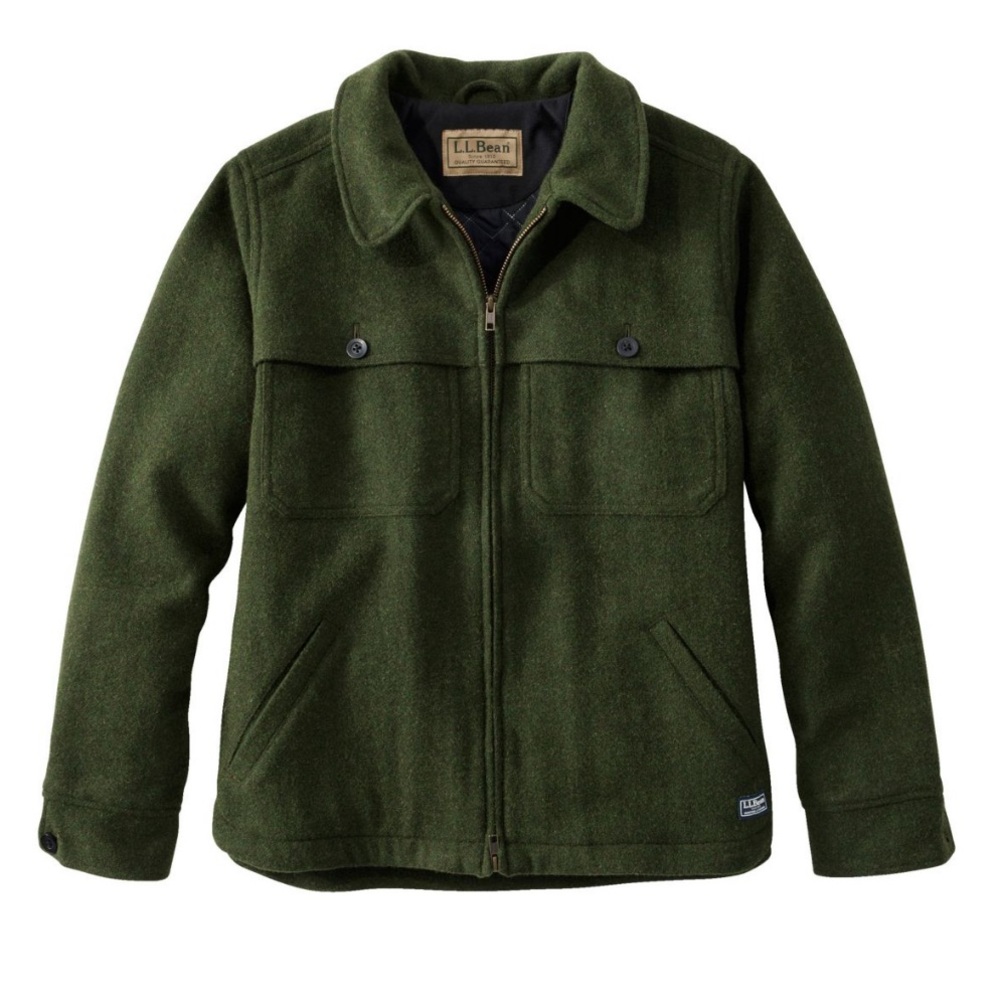 LL Bean Maine Guide Zip Front Jac-Shirt Primaloft Women's Regular size XL